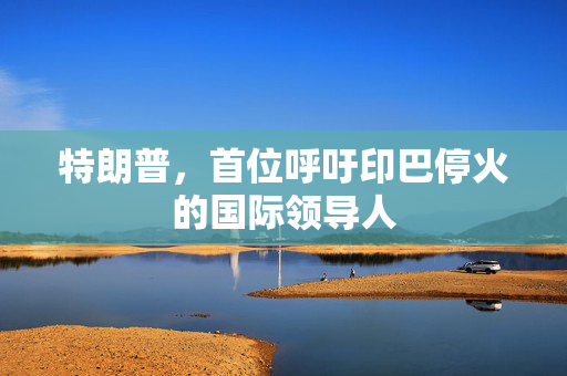 特朗普，首位呼吁印巴停火的国际领导人