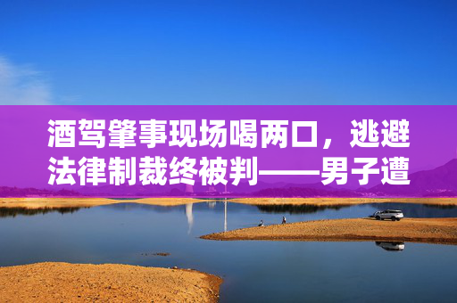 酒驾肇事现场喝两口，逃避法律制裁终被判——男子遭严惩的瞬间