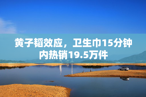 黄子韬效应，卫生巾15分钟内热销19.5万件