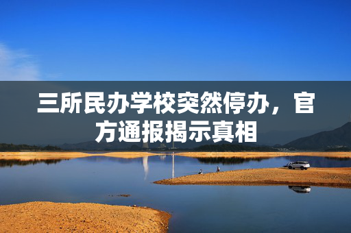 三所民办学校突然停办，官方通报揭示真相