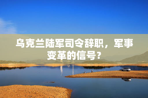 乌克兰陆军司令辞职，军事变革的信号？