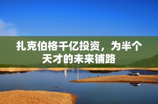 扎克伯格千亿投资，为半个天才的未来铺路