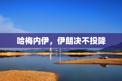 哈梅内伊，伊朗决不投降