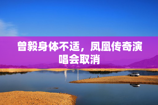 曾毅身体不适，凤凰传奇演唱会取消