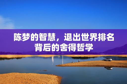 陈梦的智慧，退出世界排名背后的舍得哲学