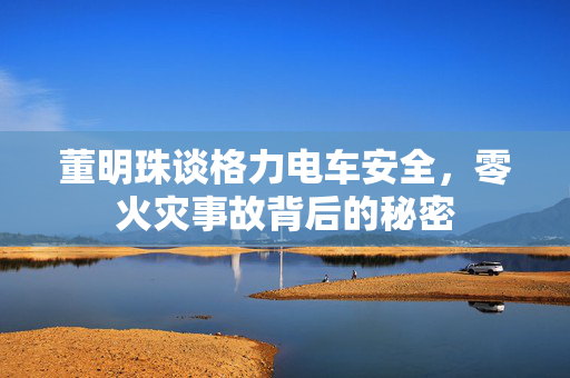 董明珠谈格力电车安全，零火灾事故背后的秘密