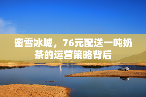 蜜雪冰城，76元配送一吨奶茶的运营策略背后