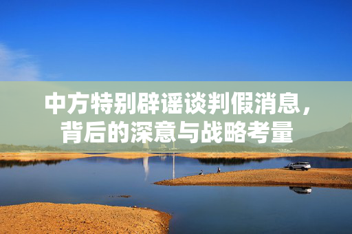中方特别辟谣谈判假消息，背后的深意与战略考量
