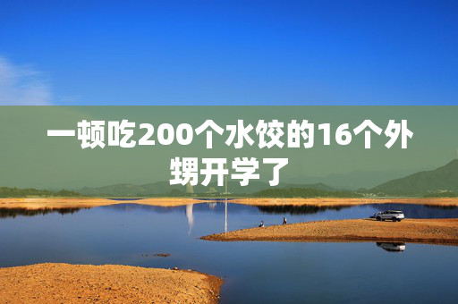 一顿吃200个水饺的16个外甥开学了