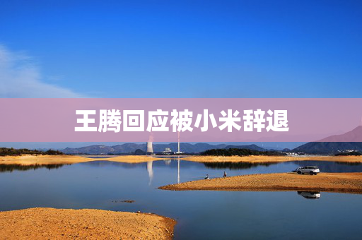 王腾回应被小米辞退