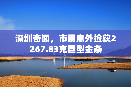 深圳奇闻，市民意外捡获2267.83克巨型金条