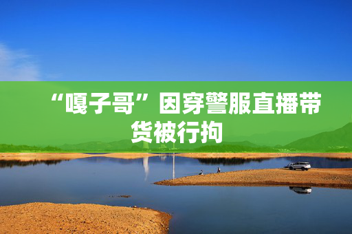 “嘎子哥”因穿警服直播带货被行拘