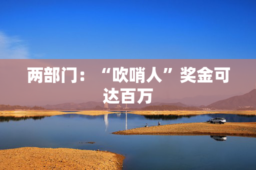 两部门：“吹哨人”奖金可达百万