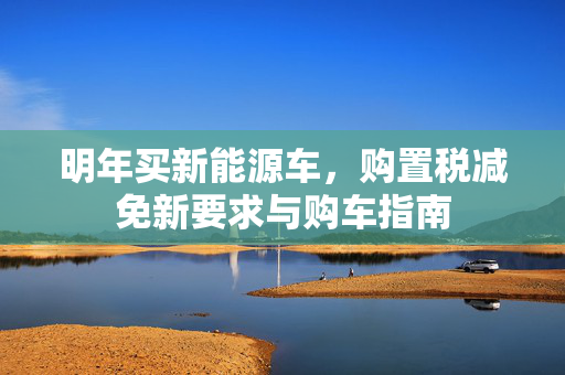 明年买新能源车，购置税减免新要求与购车指南