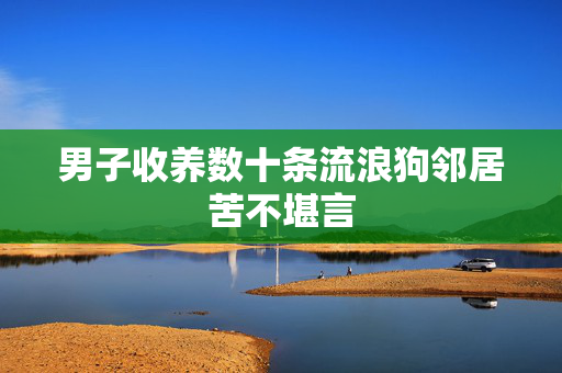 男子收养数十条流浪狗邻居苦不堪言
